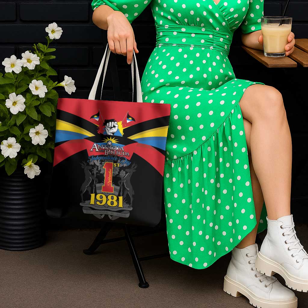 Antigua and Barbuda Independence Day Tote Bag Baabyuuda 1 November 1981 - Wonder Print Shop