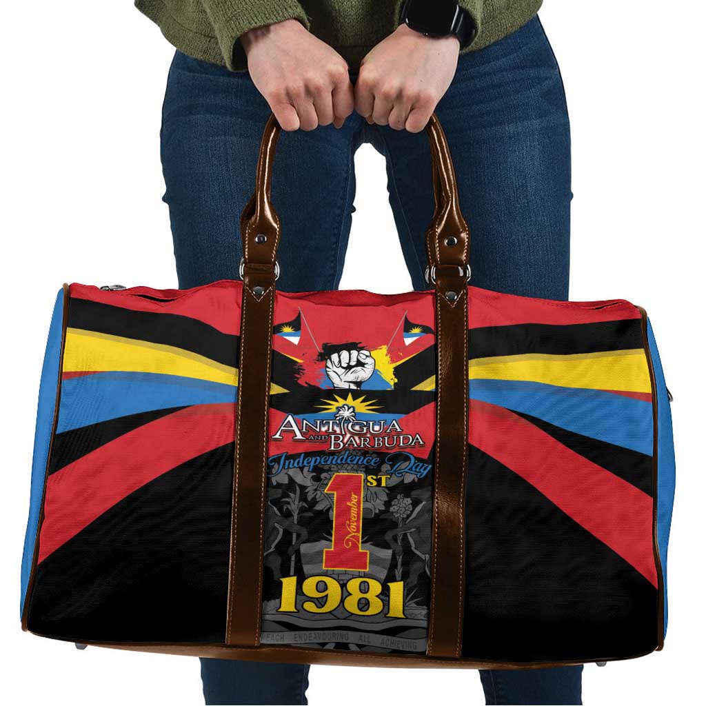 Antigua and Barbuda Independence Day Travel Bag Baabyuuda 1 November 1981 - Wonder Print Shop