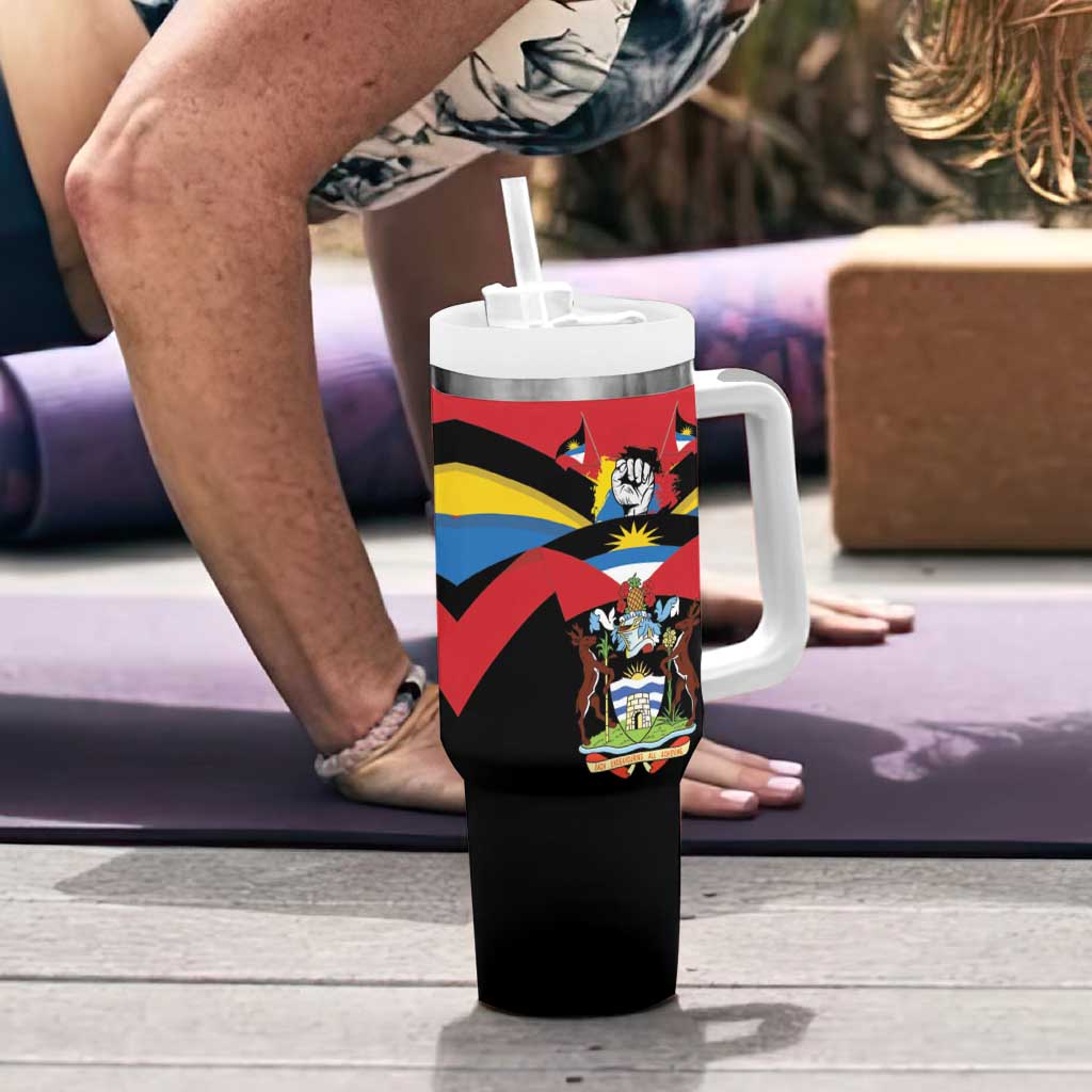 Antigua and Barbuda Independence Day Tumbler With Handle Baabyuuda 1 November 1981 - Wonder Print Shop