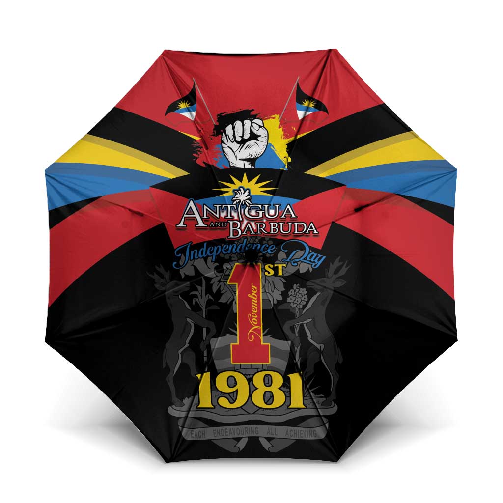 Antigua and Barbuda Independence Day Umbrella Baabyuuda 1 November 1981 - Wonder Print Shop