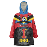 Antigua and Barbuda Independence Day Wearable Blanket Hoodie Baabyuuda 1 November 1981 - Wonder Print Shop