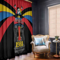 Antigua and Barbuda Independence Day Window Curtain Baabyuuda 1 November 1981 - Wonder Print Shop