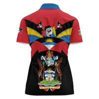 Antigua and Barbuda Independence Day Women Polo Shirt Baabyuuda 1 November 1981 - Wonder Print Shop