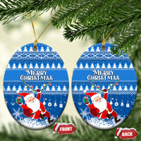 Scotland Christmas Ceramic Ornament Merry Christmas Santa Claus Gift - Wonder Print Shop