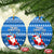 Scotland Christmas Ceramic Ornament Merry Christmas Santa Claus Gift - Wonder Print Shop