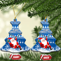 Scotland Christmas Ceramic Ornament Merry Christmas Santa Claus Gift - Wonder Print Shop