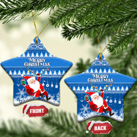 Scotland Christmas Ceramic Ornament Merry Christmas Santa Claus Gift - Wonder Print Shop