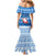 Custom Scotland Christmas Family Matching Mermaid Dress and Hawaiian Shirt Merry Christmas Santa Claus Gift - Wonder Print Shop