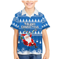 Custom Scotland Christmas Family Matching Mermaid Dress and Hawaiian Shirt Merry Christmas Santa Claus Gift - Wonder Print Shop