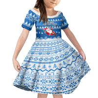 Custom Scotland Christmas Family Matching Off Shoulder Maxi Dress and Hawaiian Shirt Merry Christmas Santa Claus Gift - Wonder Print Shop