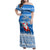 Custom Scotland Christmas Family Matching Off Shoulder Maxi Dress and Hawaiian Shirt Merry Christmas Santa Claus Gift - Wonder Print Shop