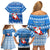 Custom Scotland Christmas Family Matching Off Shoulder Short Dress and Hawaiian Shirt Merry Christmas Santa Claus Gift - Wonder Print Shop