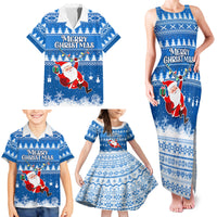 Custom Scotland Christmas Family Matching Tank Maxi Dress and Hawaiian Shirt Merry Christmas Santa Claus Gift - Wonder Print Shop