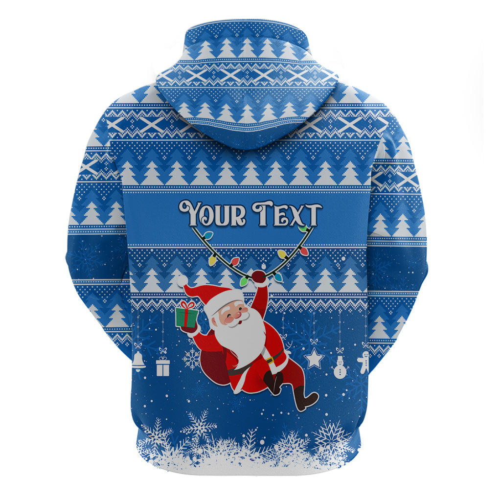 Custom Scotland Christmas Hoodie Merry Christmas Santa Claus Gift - Wonder Print Shop