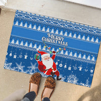 Custom Scotland Christmas Rubber Doormat Merry Christmas Santa Claus Gift - Wonder Print Shop