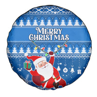 Custom Scotland Christmas Spare Tire Cover Merry Christmas Santa Claus Gift - Wonder Print Shop