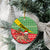 Ethiopia Christmas Ceramic Ornament Melkam Gena African Pattern - Wonder Print Shop