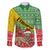 Ethiopia Christmas Family Matching Long Sleeve Bodycon Dress and Hawaiian Shirt Melkam Gena African Pattern - Wonder Print Shop