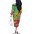 Ethiopia Christmas Family Matching Off Shoulder Long Sleeve Dress and Hawaiian Shirt Melkam Gena African Pattern - Wonder Print Shop