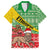 Ethiopia Christmas Family Matching Off Shoulder Maxi Dress and Hawaiian Shirt Melkam Gena African Pattern - Wonder Print Shop