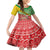 Ethiopia Christmas Family Matching Off Shoulder Short Dress and Hawaiian Shirt Melkam Gena African Pattern - Wonder Print Shop