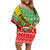 Ethiopia Christmas Family Matching Off Shoulder Short Dress and Hawaiian Shirt Melkam Gena African Pattern - Wonder Print Shop