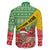 Ethiopia Christmas Family Matching Short Sleeve Bodycon Dress and Hawaiian Shirt Melkam Gena African Pattern - Wonder Print Shop
