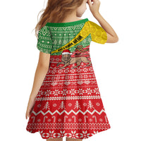 Ethiopia Christmas Family Matching Tank Maxi Dress and Hawaiian Shirt Melkam Gena African Pattern - Wonder Print Shop