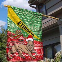 Ethiopia Christmas Garden Flag Melkam Gena African Pattern - Wonder Print Shop