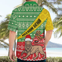 Ethiopia Christmas Hawaiian Shirt Melkam Gena African Pattern - Wonder Print Shop