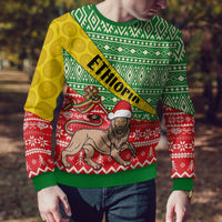 Ethiopia Christmas Ugly Christmas Sweater Melkam Gena African Pattern - Wonder Print Shop