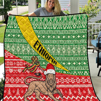 Ethiopia Christmas Quilt Melkam Gena African Pattern - Wonder Print Shop