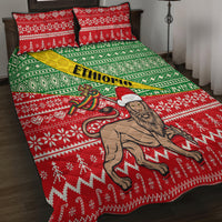 Ethiopia Christmas Quilt Bed Set Melkam Gena African Pattern - Wonder Print Shop