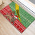 Ethiopia Christmas Rubber Doormat Melkam Gena African Pattern - Wonder Print Shop