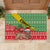 Ethiopia Christmas Rubber Doormat Melkam Gena African Pattern - Wonder Print Shop
