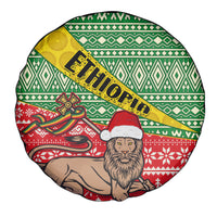 Ethiopia Christmas Spare Tire Cover Melkam Gena African Pattern - Wonder Print Shop