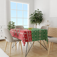 Ethiopia Christmas Tablecloth Melkam Gena African Pattern - Wonder Print Shop