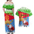 Custom Eritrea Christmas Couples Matching Off Shoulder Maxi Dress and Hawaiian Shirt Santa Claus With Dromedary Camel - Wonder Print Shop
