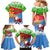 Custom Eritrea Christmas Family Matching Mermaid Dress and Hawaiian Shirt Santa Claus With Dromedary Camel - Wonder Print Shop