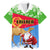 Custom Eritrea Christmas Family Matching Mermaid Dress and Hawaiian Shirt Santa Claus With Dromedary Camel - Wonder Print Shop