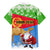 Custom Eritrea Christmas Family Matching Mermaid Dress and Hawaiian Shirt Santa Claus With Dromedary Camel - Wonder Print Shop
