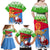 Custom Eritrea Christmas Family Matching Off Shoulder Maxi Dress and Hawaiian Shirt Santa Claus With Dromedary Camel - Wonder Print Shop