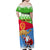 Custom Eritrea Christmas Family Matching Off Shoulder Maxi Dress and Hawaiian Shirt Santa Claus With Dromedary Camel - Wonder Print Shop