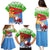 Custom Eritrea Christmas Family Matching Puletasi Dress and Hawaiian Shirt Santa Claus With Dromedary Camel - Wonder Print Shop
