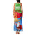 Custom Eritrea Christmas Family Matching Tank Maxi Dress and Hawaiian Shirt Santa Claus With Dromedary Camel - Wonder Print Shop