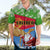 Custom Eritrea Christmas Hawaiian Shirt Santa Claus With Dromedary Camel - Wonder Print Shop