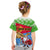 Custom Eritrea Christmas Kid T Shirt Santa Claus With Dromedary Camel - Wonder Print Shop