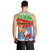 Custom Eritrea Christmas Men Tank Top Santa Claus With Dromedary Camel - Wonder Print Shop