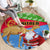 custom-eritrea-christmas-round-carpet-santa-claus-with-dromedary-camel