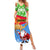 Custom Eritrea Christmas Summer Maxi Dress Santa Claus With Dromedary Camel - Wonder Print Shop
